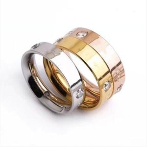 Plain TT Ring Printed New Style Very Simple and Elegant Ring Fashion Letter Rings High Quality Titanium Steel Jewelry Supply 2023