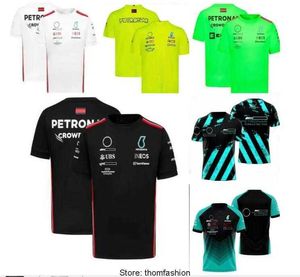 ファッションスポーツメンズTシャツ夏の新しいラウンドネックシャツF1レーシングショートスリーブTシャツ同じカスタム