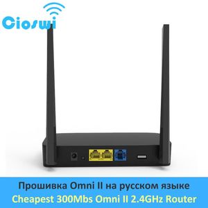 Routers Cioswi Wireless WiFi Router 300Mbs for USB 4G Modem SIM Card LAN WAN Omni II for Russia 2.4G Antenna Internet Access Point