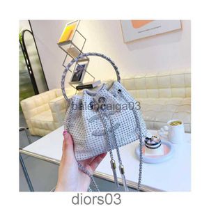 Designer Channel Tote Bag Borsa Uomo Donna New Fashion Chain Shoulder Messenger Leather Lussuoso Mini Makeup Beach Diamonds Borsa a tracolla bianca nera