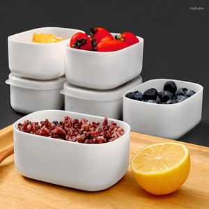 Storage Bottles Mini Crisper Refrigerator Food Grade Material PP Plastic Case Container Leakproof Kitchen Seal Box Freezer Microwave 280m