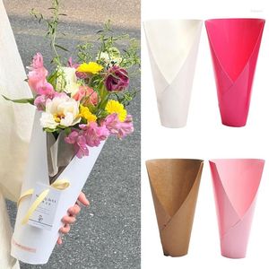 Opakowanie prezentów 5pcs Flower Paper papier hurtowe Pakowanie Pakowanie Kraft Bouquet Wedding Decor Walentynki