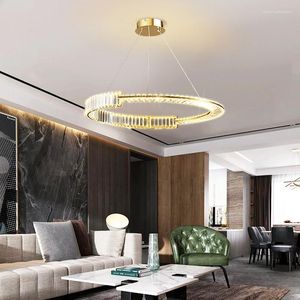 Pendant Lamps Modern Living Room Ceiling Chandelier Bedroom LED Crystal El Interior Lamp Lighting Wholesale