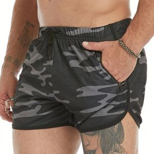 Löpande shorts män sportkläder snabb torr gym fitness sport korta byxor träning jogging kläder träning sport