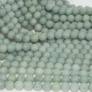 Pedras precárias soltas Birmânia Natural Jade / Jadeita Redes redondas 8,2mm