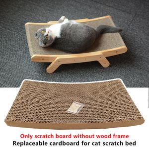 Meble dla kotów Scratker Scraper Scraper Movive Porwale Zarys Ramy bez drewnianej ramy Claw Toys Pet Furniture Protector 230526