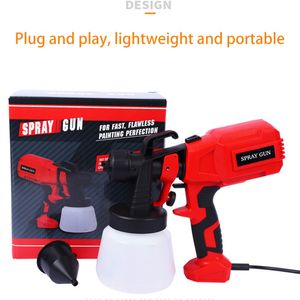 Spray Guns 32000rpm 550W Paint Sprayer High Pressure Handheld Airbrush Electric Atomizing Spray Gun with 800ml Watering Can Painting Tool 230526