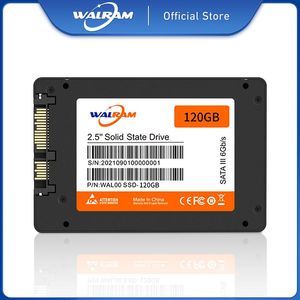 Sürücüler Walram 2.5 SATA3 SSD 120GB 128GB 240GB 120 GB 512GB 1 TB HDD Dahili Disk Masaüstü Dizüstü Bilgisayar İçin Katı Hal Sürücüsü