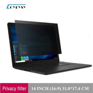 Filtreler LG 14 inç Gizlilik Ekran Filtre Ekranları Antiglare Koruyucu Film 16 9 Geniş Ekran Dizüstü Bilgisayar 31.0*17.4cm