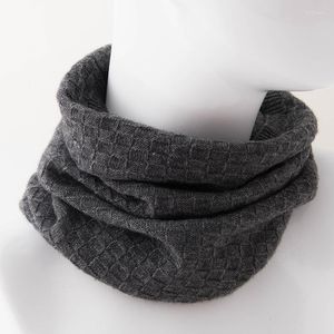 Scarves Autumn Winter Christmas Gift Cashmere Neck Cover Men Women Knitted Warm Wool Cervical False Collar Versatile Scarf