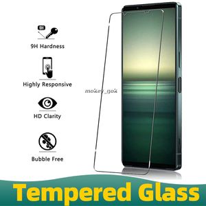 Przezroczysty 9H 2.5D Nuglas Glass Ochronne szklane szklane telefon komórkowy dla Sony Xperia 1 5 10 II III IV IV V Ochrata ekranu