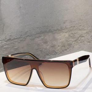 Mens oversized sunglasses 0587 Mask sunglasses Womens designer sunglasses Acetate fiber fashionable cool glasses