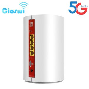 Routerów CIOSWI 5G ROUTER WiFi 6 Z2101AXC Mesh System M.2 Modem 1800 Mbps karta SIM Openwrt Gigabit Dual Band wzmacniacz Wi -Fi