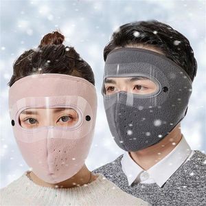 Cycling Caps Unisex Mask Shield Windproof Winter Warm Goggles Cold Riding Ear Protection Moto Face Ski Gorra Ciclismo