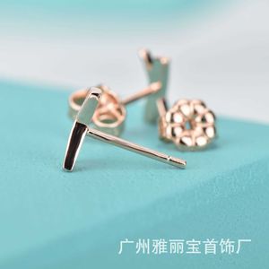 Designer Seiko Edition Brand New Micro Diamond X-formade Mini Ear Studs for Women 925 Silver Needle With Steel Seal Ins Small Fresh Jewelry 7BL3
