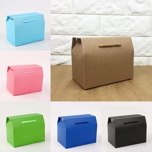 Present Wrap Multi Color Paper Candy Boxes With Tecken Snack Cookie Chocolates Gift Box For Wedding Birthday Packing