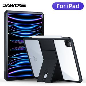 Прозрачный корпус для таблеток для iPad Pro 11 2022 2020 Air 4/5 10,9 10th 10,2 7/8/9th 9,7 5/6th Mini 45 6 Ultrathin Cover с подставкой