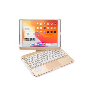 Tastaturen für iPad 9 10.2 Tablet PC Bluetooth -Tastatur 360 -Grad -Rotation Wireless Tastaturhülle mit Touchpad -Schutzabdeckung