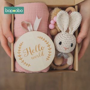 Mantém os acessórios de bebê acessórios de bebê adereços nascidos nas lembranças de lembranças marcas de marco, cobertor mensal, Pos Baby Birth Gift Set 230526