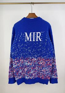 23SS Sonbahar Kış Kazak Sweaters Erkek Kadın Tasarımcı Örgü Jumper Yün Örgü Süvari Erkekler Moda Mektubu Baskı Sweatshirt Stilist Jumpers