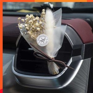 New Lovable Home Decor Improve The Air In The Car Artificial Flower Purify Harmful Gases Artificial Flowers Car Air Outlet Freshener