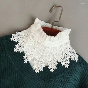 Bow Ties Factory Women Fairy Versátil Autumn Winter Sweater Par com colarinho falso