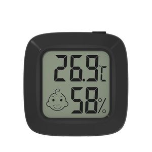 Aktualisiertes digitales LCD-Thermometer, Hygrometer, 4 Arten, Temperatur- und Feuchtigkeitstester, Kühlschrank, Gefrierschrank, Messgerät, Monitor, Babyzimmer