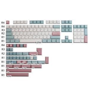 Tillbehör GMK NOEL KEYCAPS SET MEKANISKA Tangentbord KeyCap Cherry Profile Dye Sublimation Compatible GK61 64 68 84 87 96 104 108