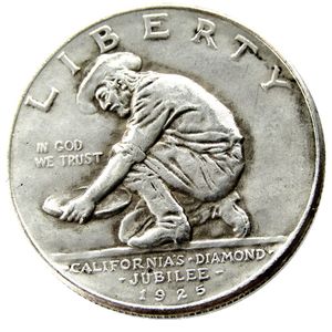 USA 1925-S California Jubilee Half Dollar Moneta copia placcata argento