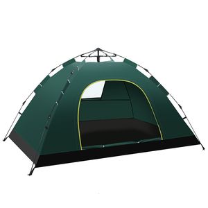 Namioty i schroniska Przenośny namiot piknik na świeżym powietrzu namiot kempingowy 2-3 osobowość w pełni automatyczny namiot szybkie rybołówstwo Ultralight namiot kempingowy 230526