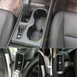 Para Volvo XC40 2020 Styling de carro 3D/5D Fibra de carbono Centro interior do console de cores adesivos de moldagem de peças Acessórios de peças Acessórios