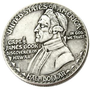 1928 HAWAIIN SESQUICENTENNIAL HALF DOLLAR Silver Plated Copy Coin