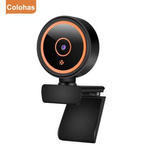 Webcams Webcam 1080P Full HD USB Web Camera with Microphone USB Plug and Play Video Call Webcam for Pc Computer Desktop Gamer Streaming