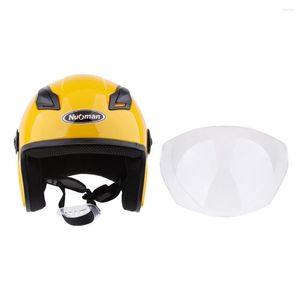 Capacetes de motocicleta Bike Open Face Helmet Riding com Sun Visor Multicolor