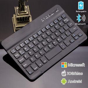 Klavyeler Klavye Kablosuz Bluetooth Klavye için Tablet Bilgisayar Defteri Telefon Mini Kablosuz Şarj Edilebilir Klavye