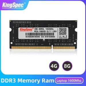 RAM KingSpec memoria ram ddr3 4GB 8GB 1600Mhz 240Pin Sodimm ram ddr3 Memory Ram 1.35V Sodimm ddr 3 per RAM per notebook portatili