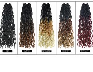 18 -calowy Dirty Braid Gypsy Locs Wig Chemical Fibre Wig Braids Pack o 24 sztuce z wieloma stylami do wyboru i dostosowywania wsparcia