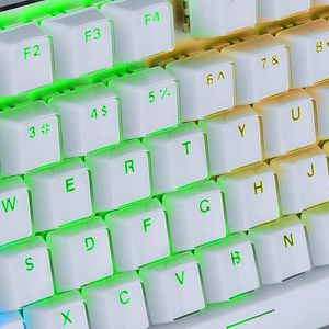 Tillbehör Universal KeyCaps Mechanical Keyboard Crystal KeyCap genomskinlig tangent CAP för Man Girl Boy Game Tangentbord