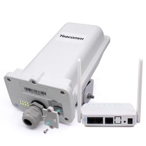 Router kostenloser Versand!Yeacomm YFP11K 4G CPE WiFi Kit Outdoor LTE -Router und Indoor WiFi AP