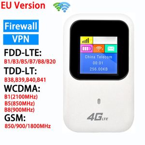Roteadores 4G/5G Mobile WiFi Router 150Mbps 4g Wi Fi Router com Hotspot de cartão SIM Wi Fi Router com Router LTE portátil do cartão SIM WPA2PSK