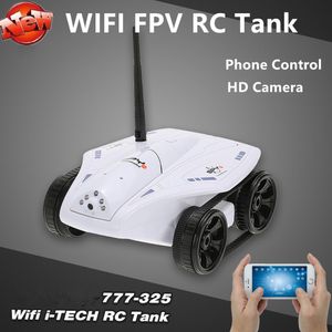 Intelligent WIFI FPV RC Tank Toys con fotocamera HD da 0,3 MP 50 minuti di durata della batteria Sensore di gravità Wi-Fi RC Tank RC Giocattoli per bambini Regalo