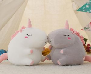 Ned Cotton Unicorn Plush Toy Fat Unicorn Doll Cute Animal Stuffed Soft Pillows Baby Kids Toys For Girl Birthday Christmas Gifts9013691