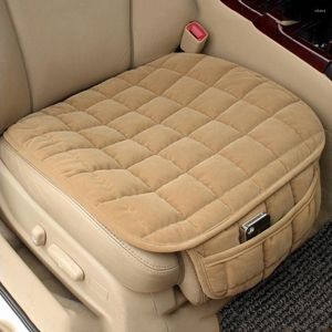 Car Seat Covers Simple Comfortable Front Cushion Non-slip Breathable Soft Thicken Mats Vehicle Interior Accessories