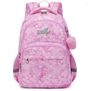 Backpack Kids Girls School Light Weight Trwała urocza multi przedziału przedszkola podstawowa podkładka do księgarni dla