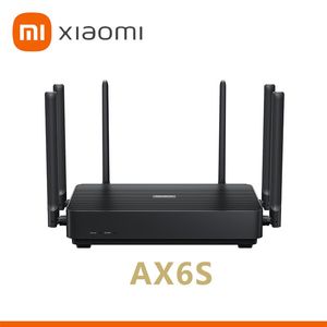 Yönlendiriciler Xiaomi Redmi Kablosuz Yönlendirici AX6S WiFi6 Mesh MT7622B Çift Çekirdek 3202 Mbps 2.4G 5G Bantlar 256MB OFDMA 6 Antenler Tekrarlayıcı Pppoe