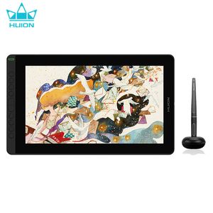 Tablets HUION New Arrival Kamvas 16(2021) Graphics Drawing Monitor Batteryfree Digital Pen Tablet For Win/MAC And Android 120%s RGB