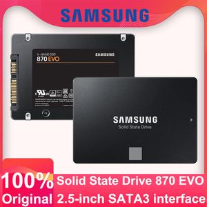 Napędy oryginalne Samsung 2.5 '' SATA SSD 870 EVO 1TB 500 GB 250 GB Dysk stałego stałego dysk wysokiej prędkości dla laptopa lub komputera stacjonarnego