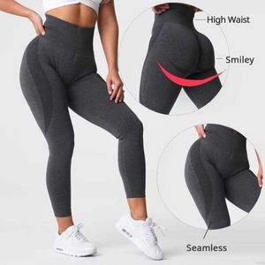 Spodnie damskie S płynne nugowe plamki miękkie rajstopy o wysokim poziomie talii stroje fitness jogi