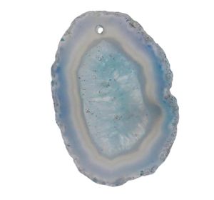 Natural agate slice necklace pendant whole agate windbell slices pendant scenery piece pendant18042412453917