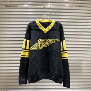 Mäns plus size hoodies tröjor designer brev broderi rund hals tröja mäns stickad t -skjorta kvinnors avslappnade mode korta ärm